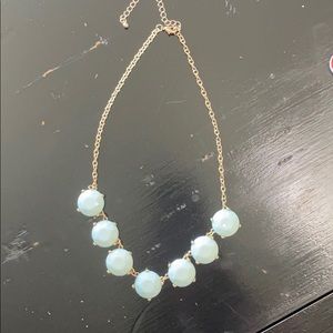 teal necklace